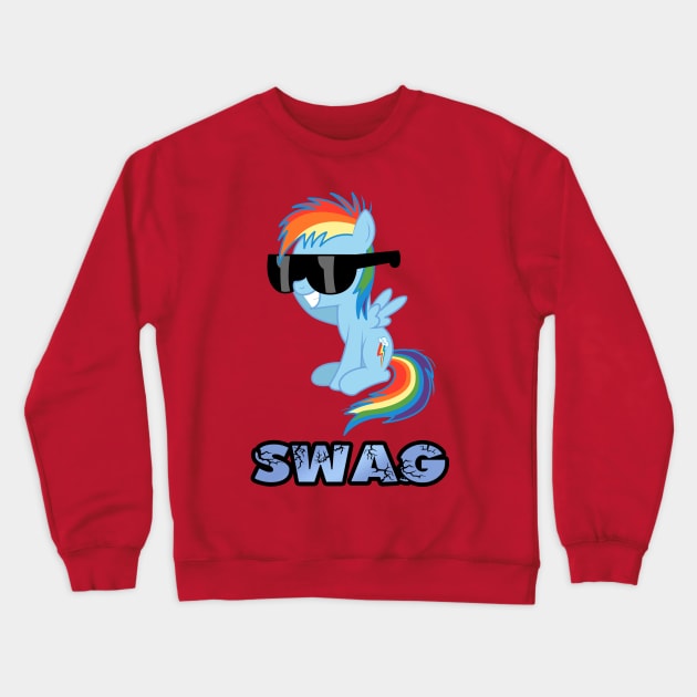 Filly Swag Crewneck Sweatshirt by ToxicMario